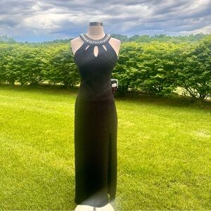 Teeze Me Maxi Black gown